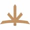 Ekena Millwork Alberta Smooth Timber Gable Bracket, Western Red Cedar, 60"W x 40"H x 3 1/2"D x 5 1/2"F, 16/12 Pitch GBW060X40X0406ALB00SWR - alternate 1